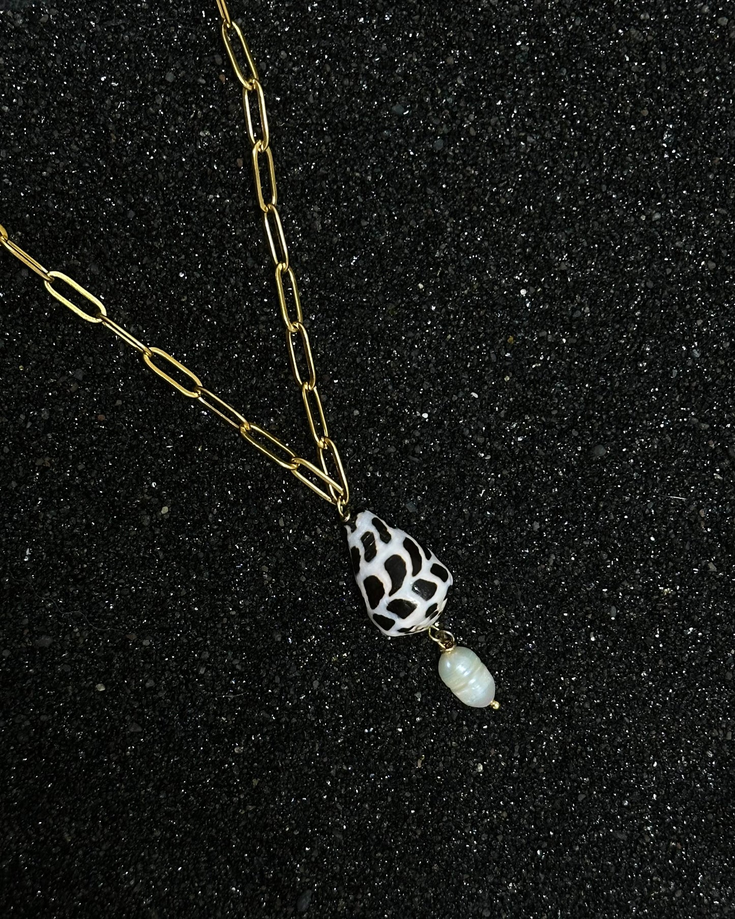 Paperclip Hebrew Necklace