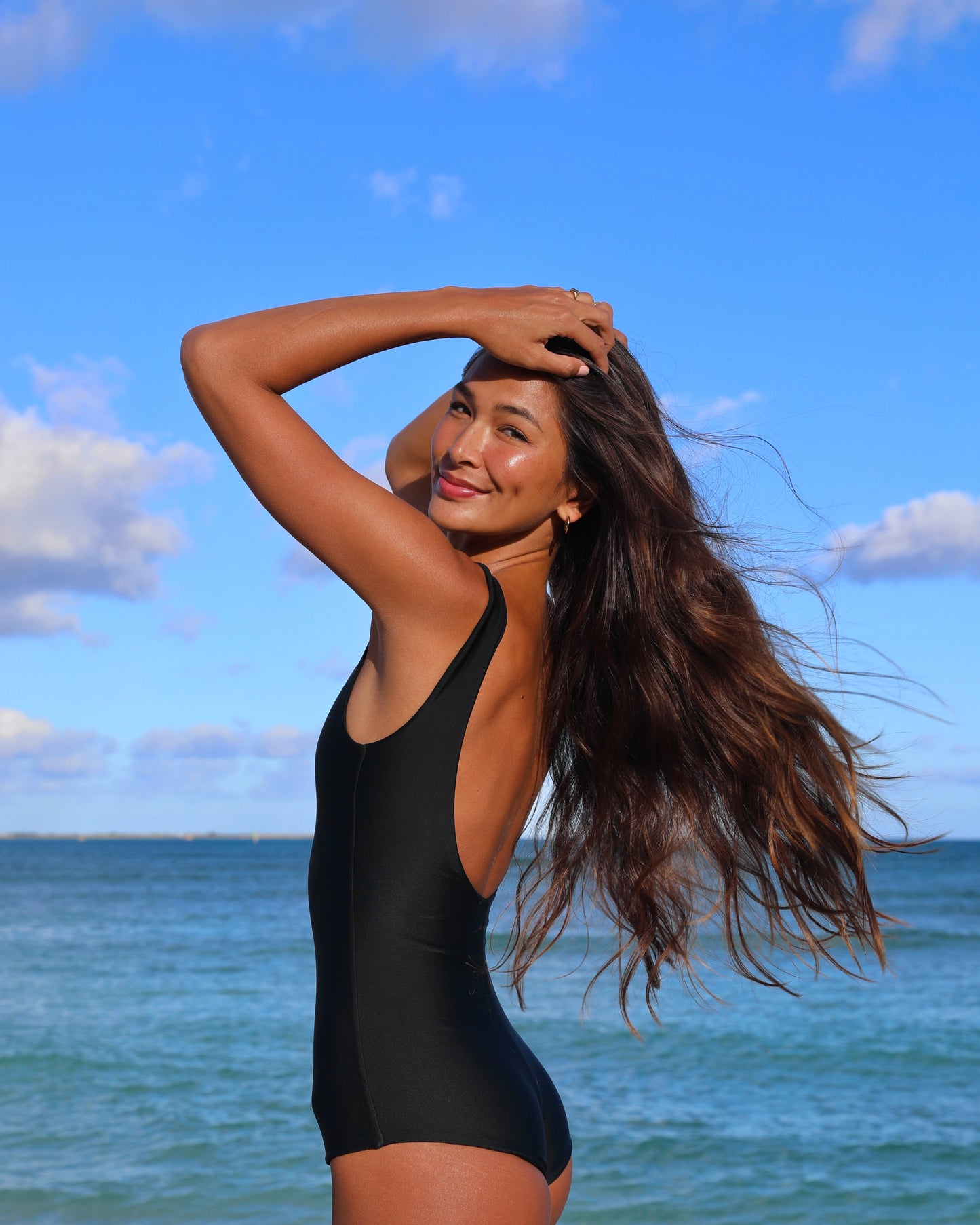 Ria One Piece in Black