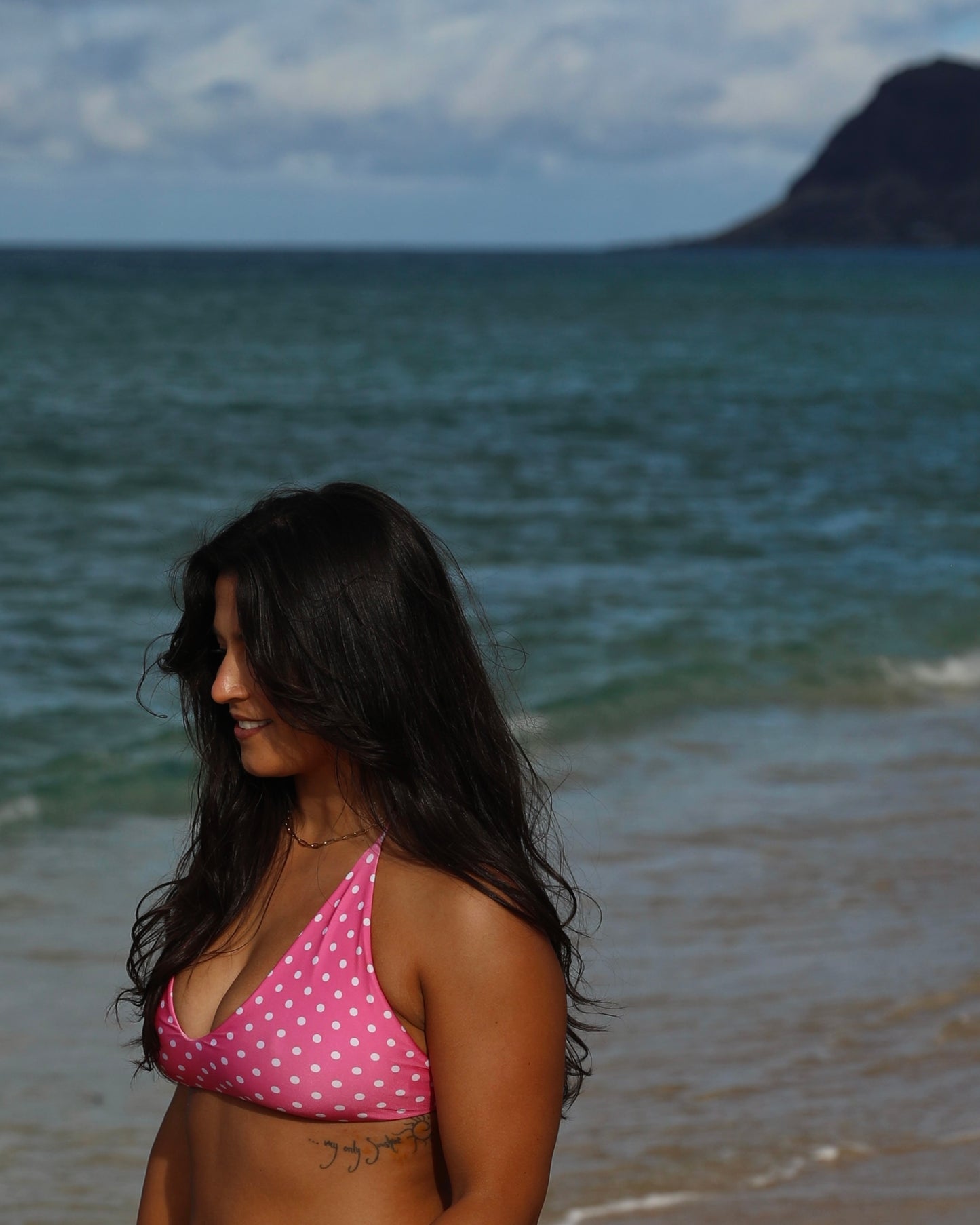 Christy Top in Pink Dots
